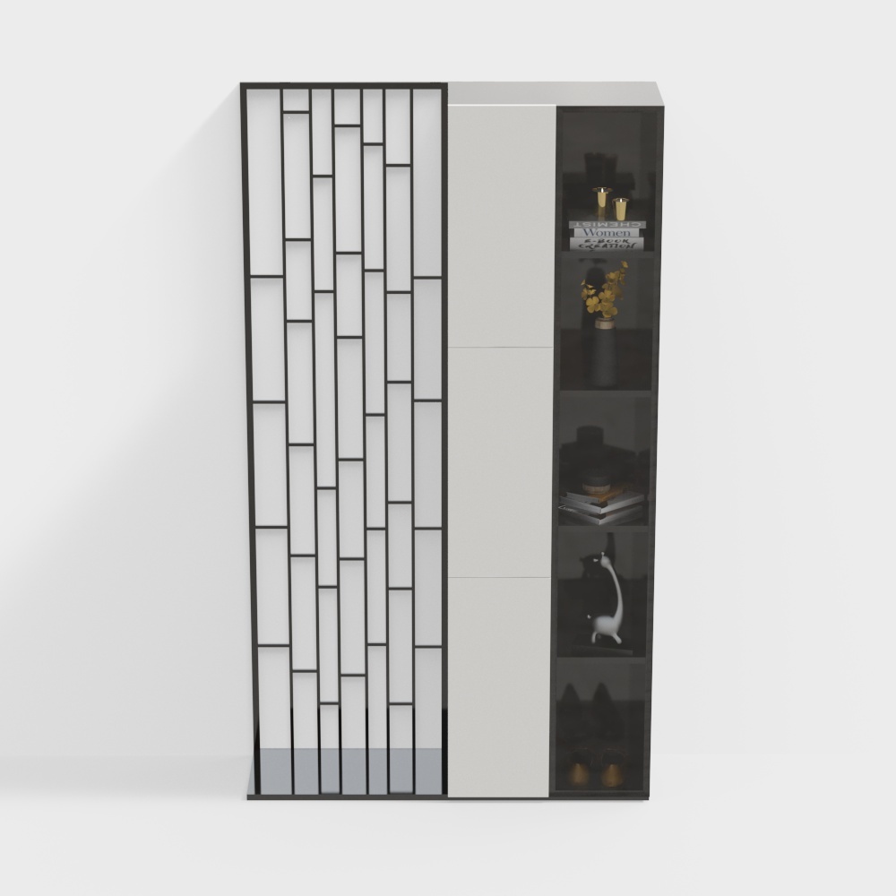 Modern decorative partition cabinet