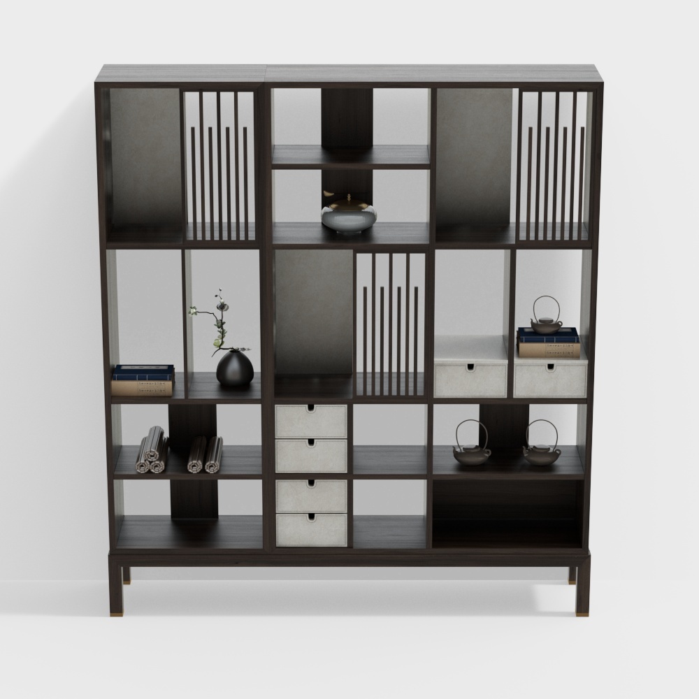 ตู้พาร์ทิชันตกแต่งสไตล์จีนใหม่