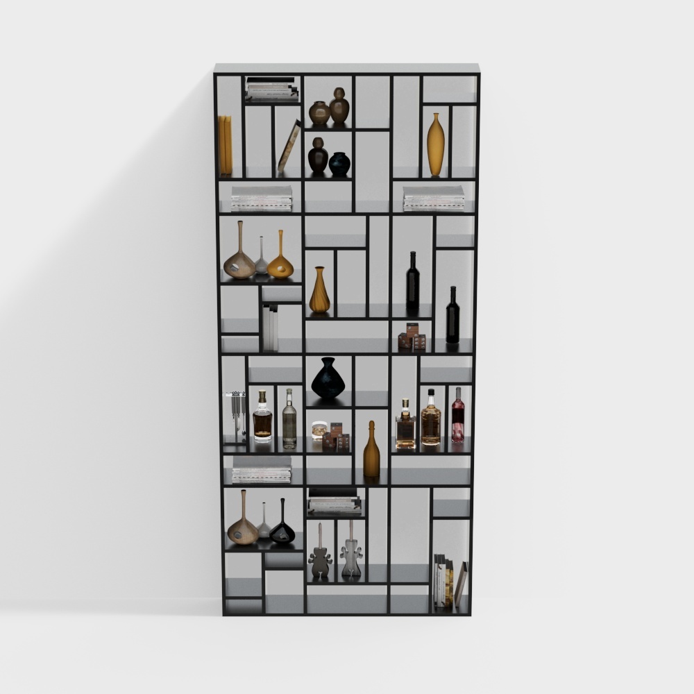 New Chinese style decorative partition cabinet