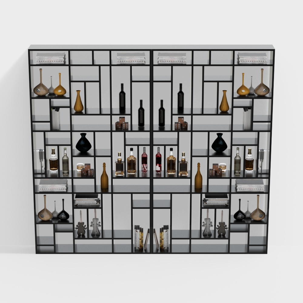 New Chinese shelf partition cabinet