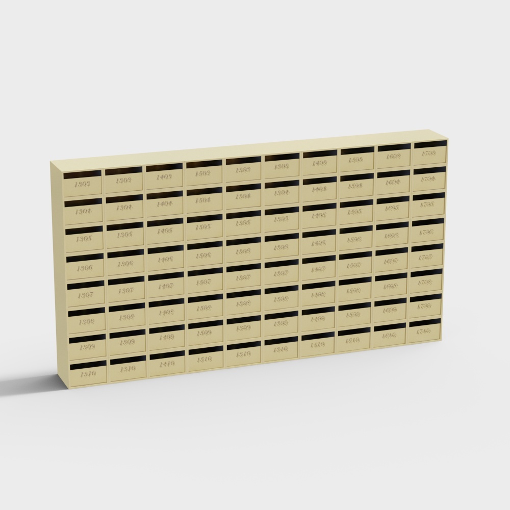 Modern stage booth mailbox; letterbox; postbox