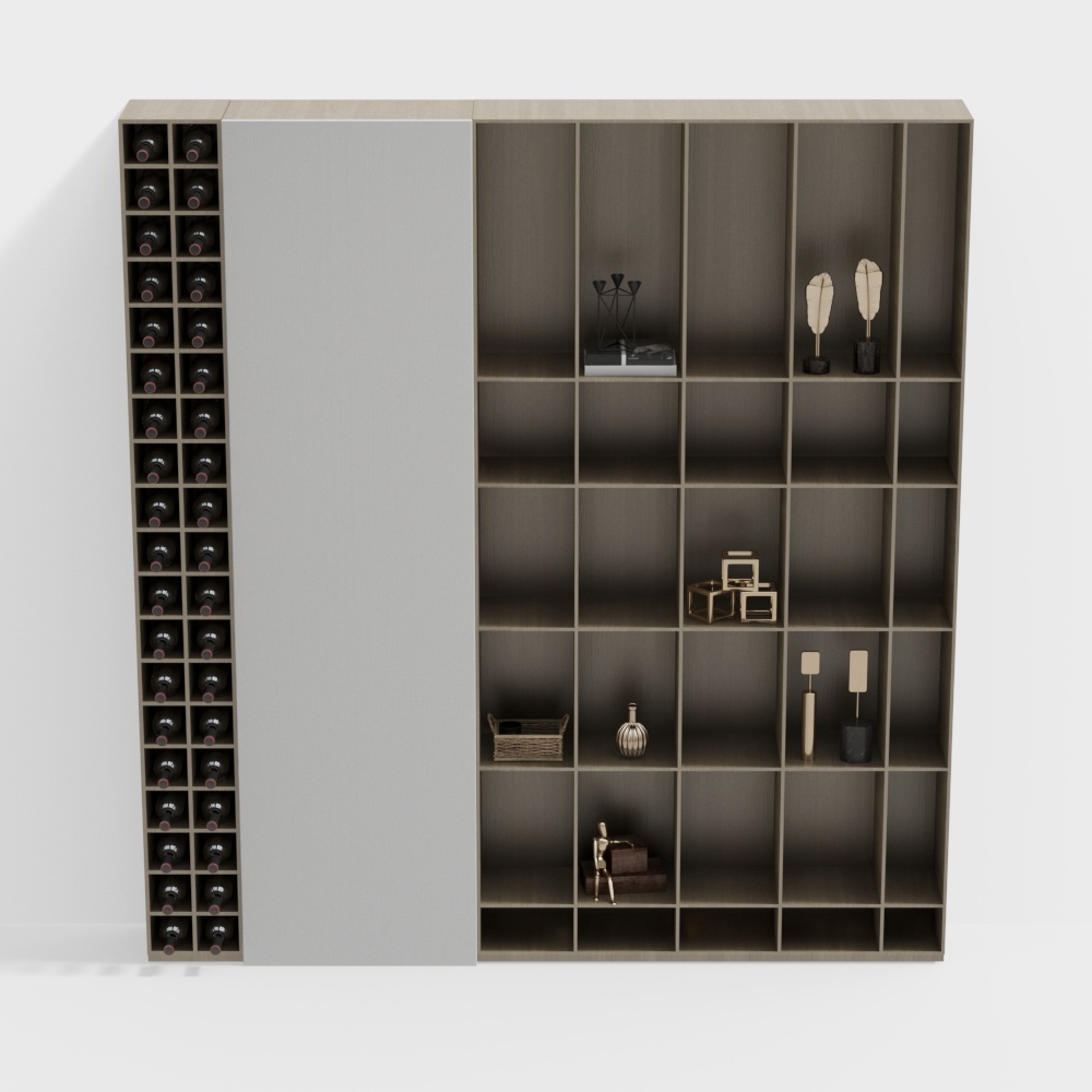 Meuble de séparation en bois moderne