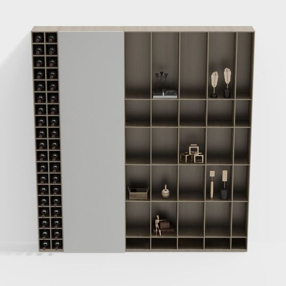 Meuble de séparation en bois moderne