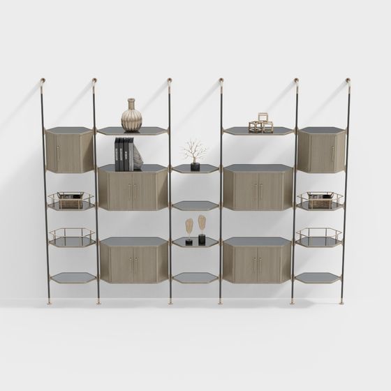 Armoire de cloisonnement en fer forgé moderne