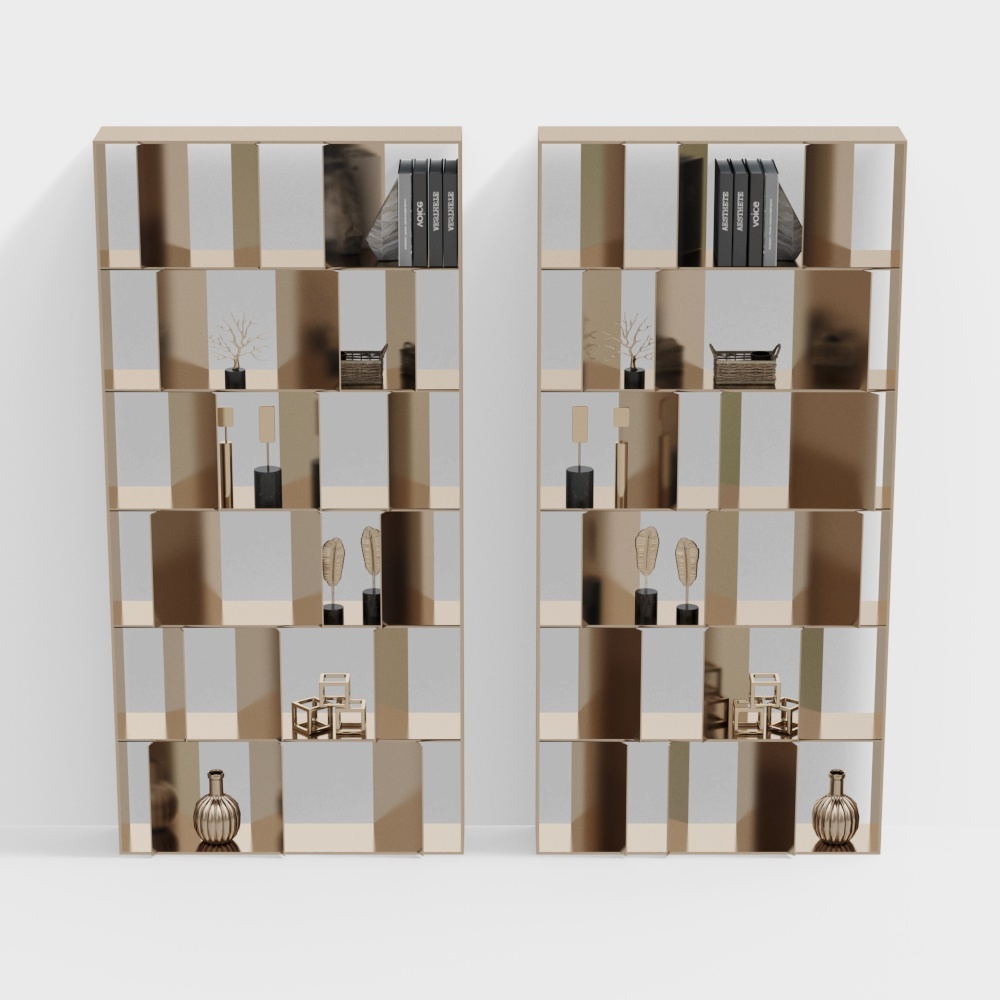 現代のパーティションキャビネット-二重