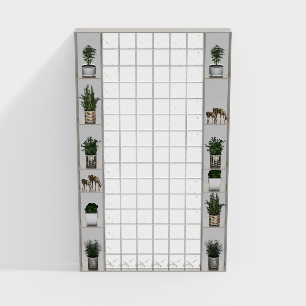 ตู้กั้นอิฐแก้วทันสมัย