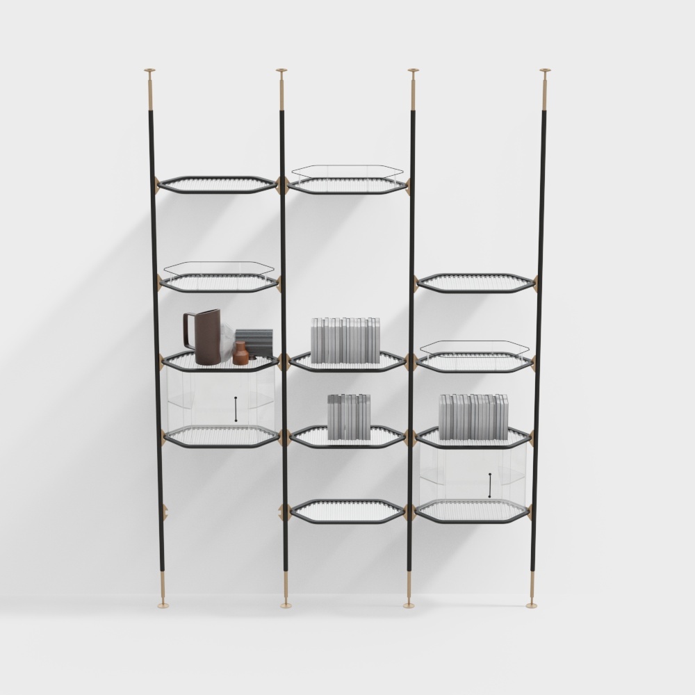 Tủ kệ sách nhẹ sang trọng