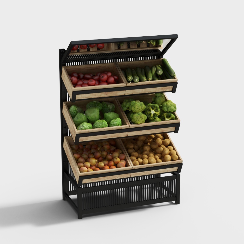 Modern vegetable shelves