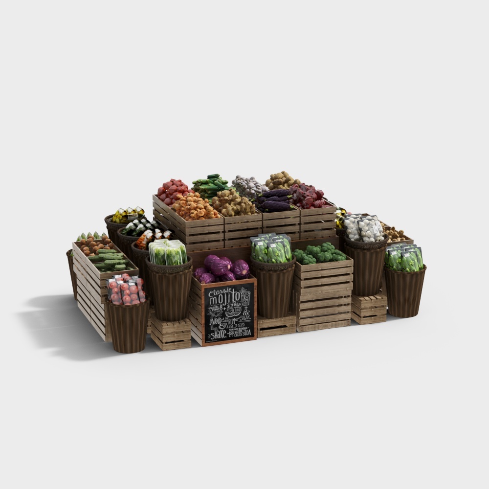 Urban Farmers Market 3D model