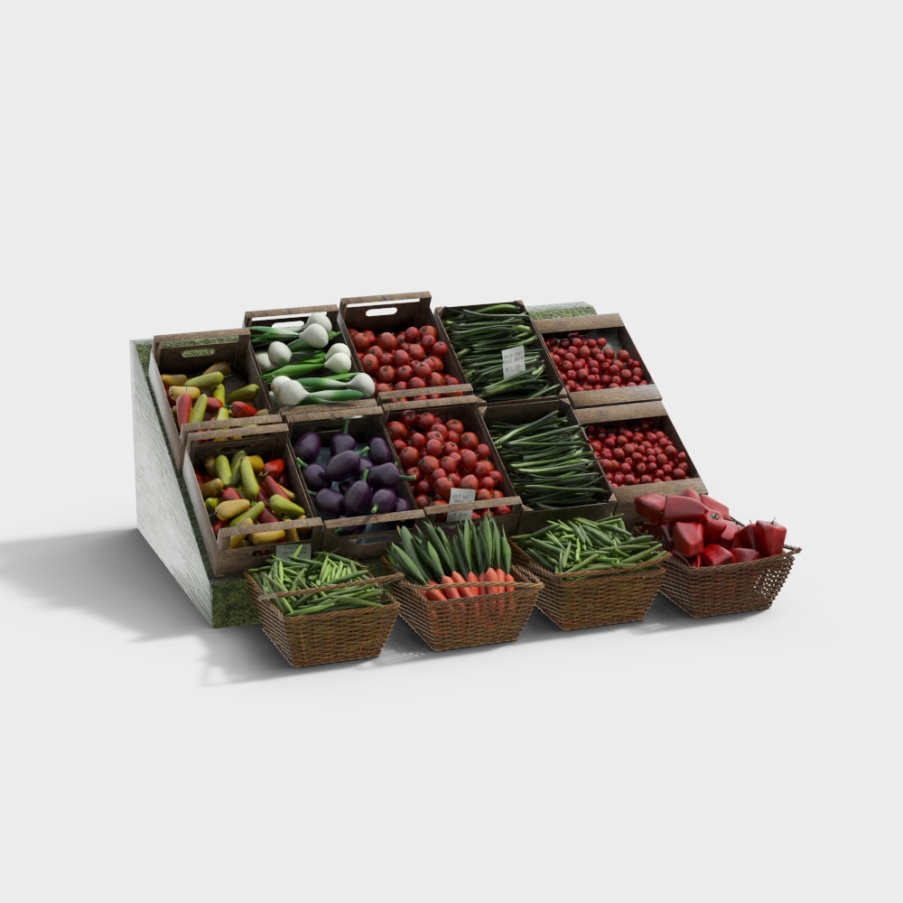 Modern fruit and vegetable rack