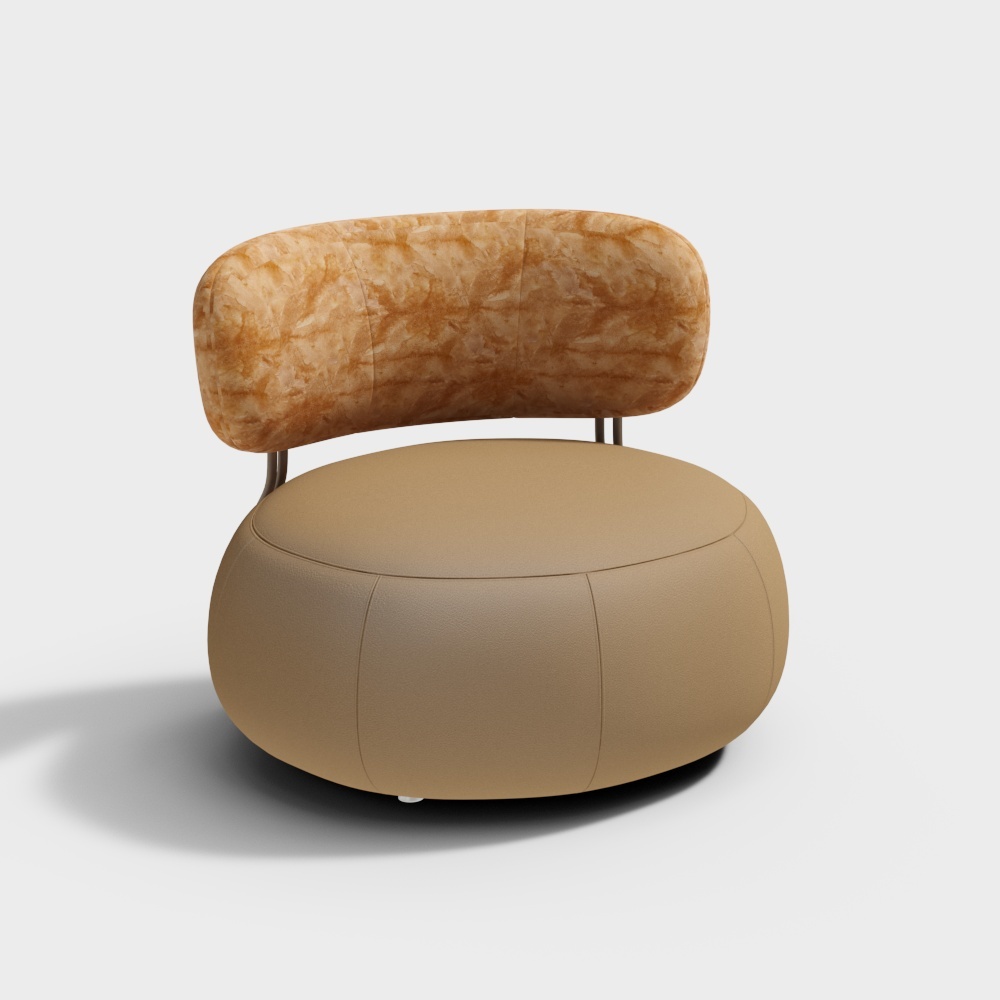 One Meter One Furniture - Fabric Plush Lounge Chair - BSNX651 - Sicily