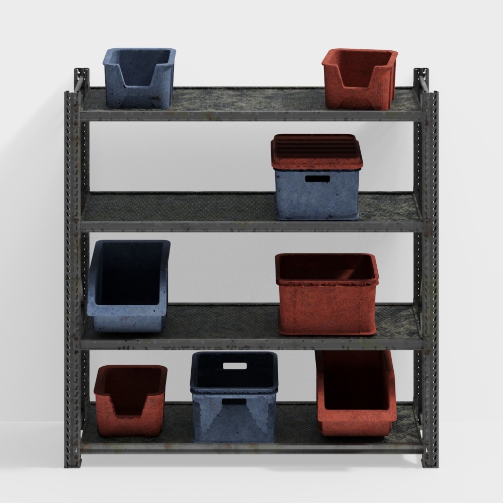Modern storage shelves