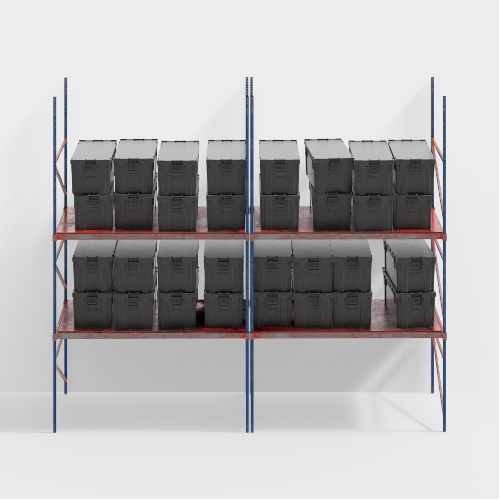 Industrial LOFT storage shelves