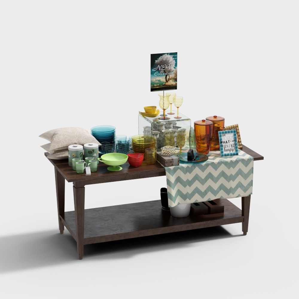 Cozy Living Room Corner 3D model