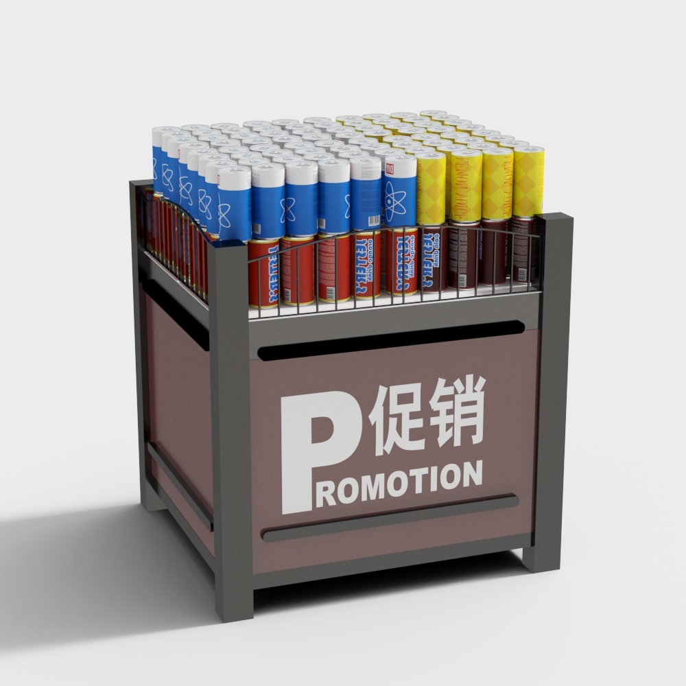 Modern shelf beverage promotion rack