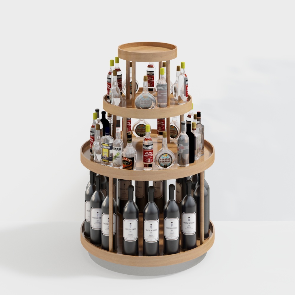 Industrial LOFT Smoke Hotel Small Wine Rack