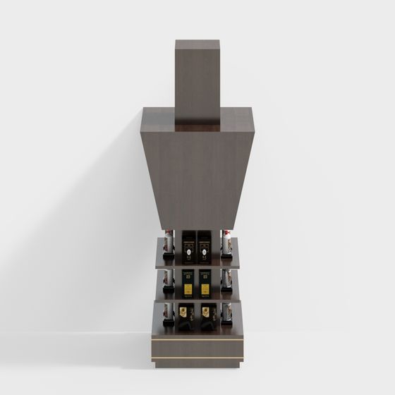 City Light Display Stand 3D model