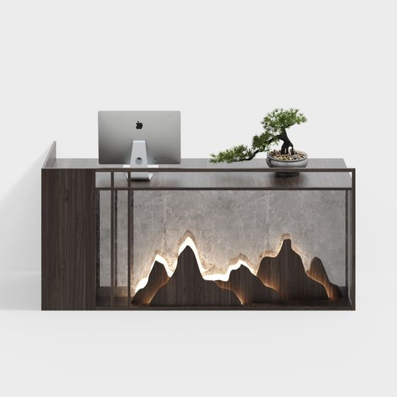 Mountain Shadow Table 3D model