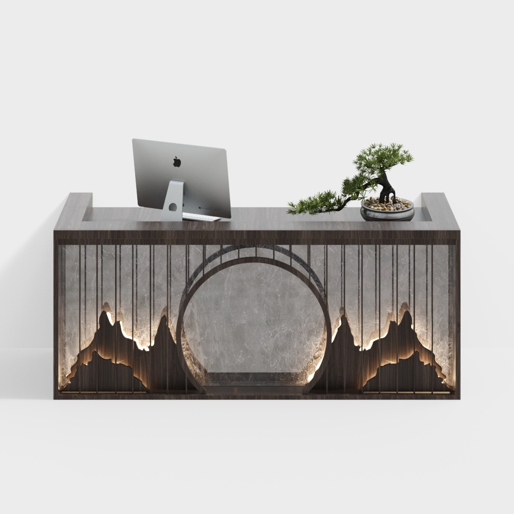 New Chinese style service desk reception desk