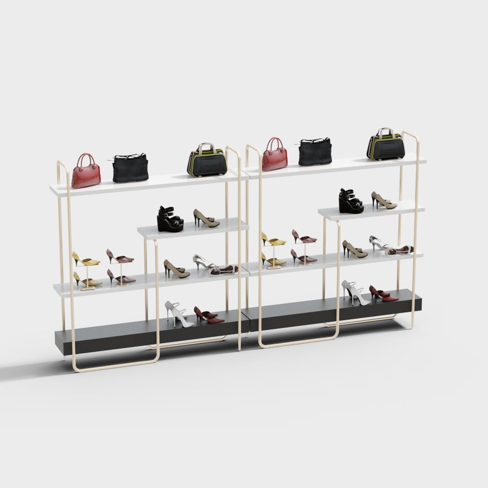 modern shelf display rack