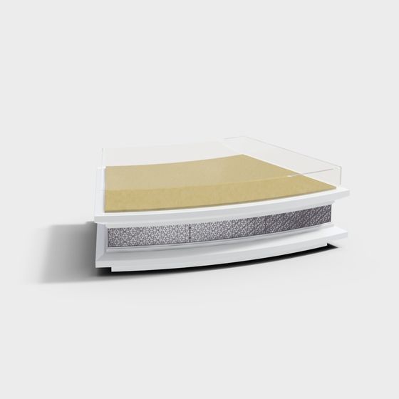 Minimalist Bed 3D model