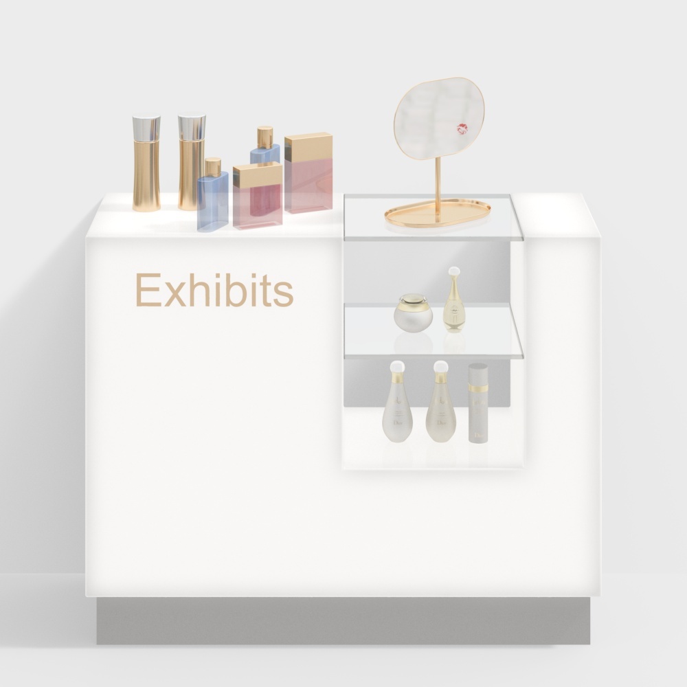 Modern cosmetics display cabinet