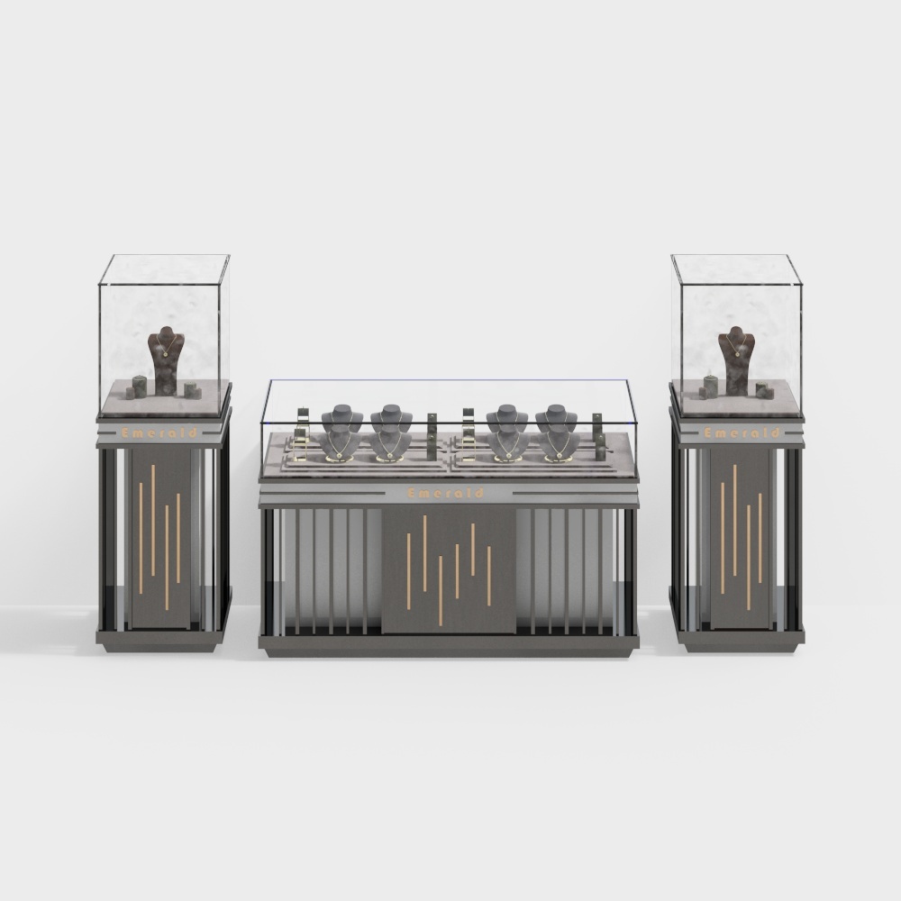 Light luxury jewelry display cabinet
