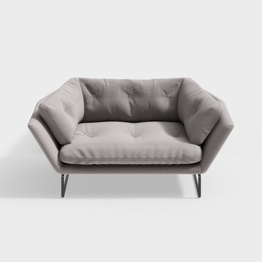 Industrial style lounge sofa