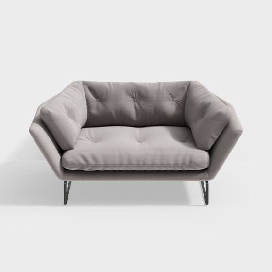 Modern Minimalist Sofa 3D model