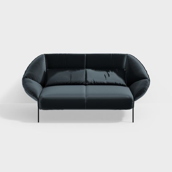 Low Poly Luxurious Sofa 3D model