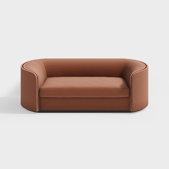 Low-Poly Stylish 3D Sofa Model