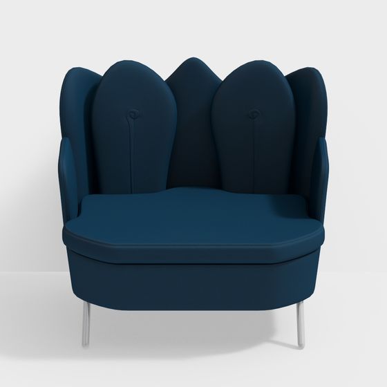 Petal Chair 3D Model - A Fusion of Comfort and Design
