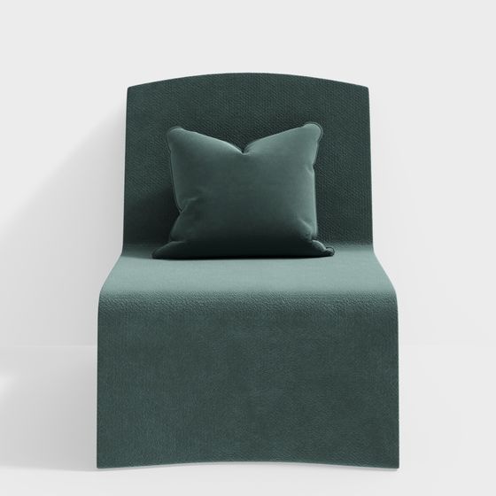 모던 싱글 그린 소파