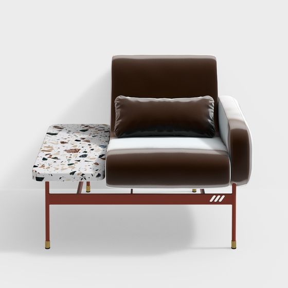 Stylish 3D Armchair Model for Modern Spaces