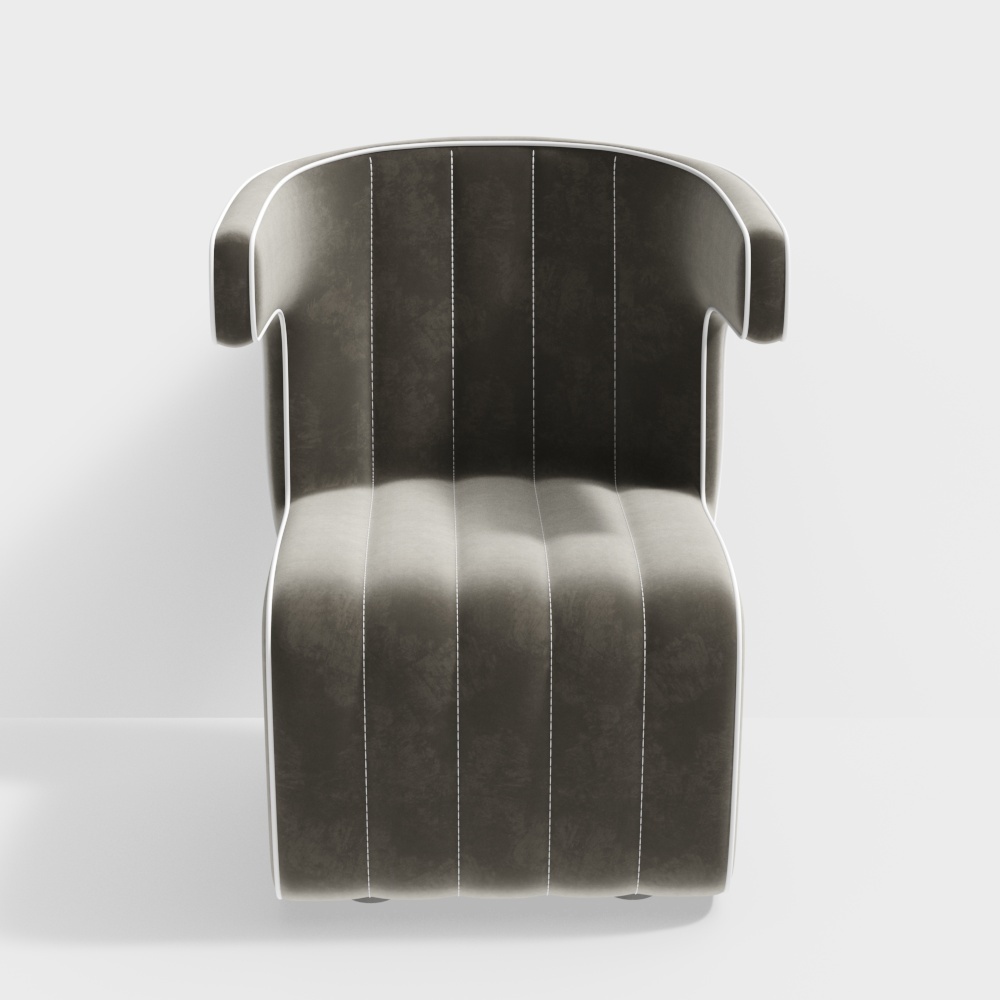 Modern single shaped sofa