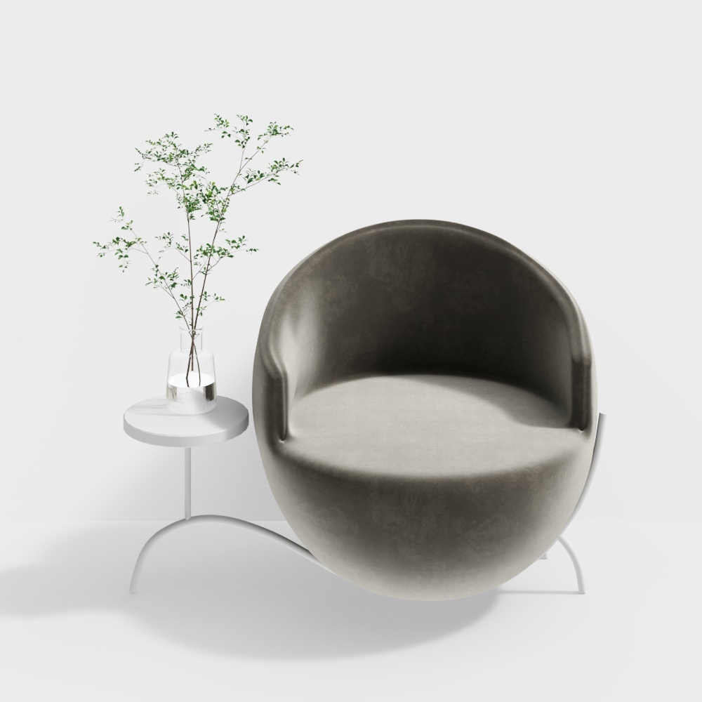 โซฟาเดี่ยวทันสมัยพร้อมโซฟาหลายตัว