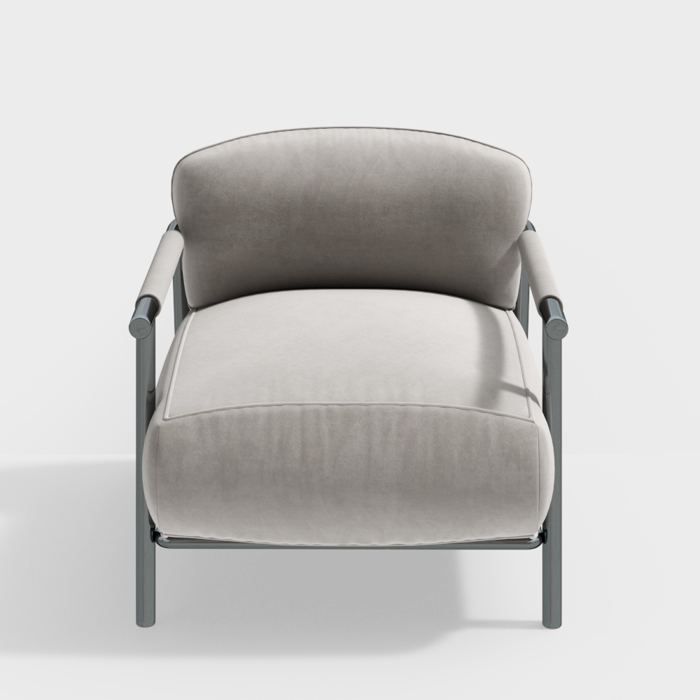 Modernes einzelnes weißes Sofa