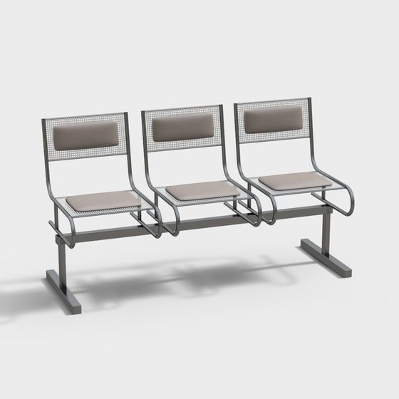 Urban Comfort Bench 3D model