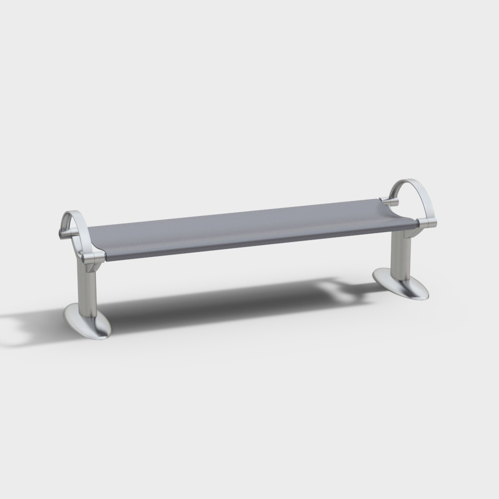 Modern three-person stainless steel common row chair lounge chair waiting chair