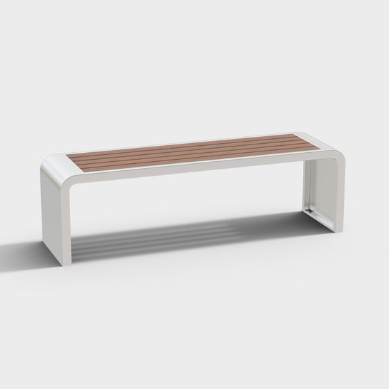 Modern Open-Air Stage Sound 3D Model in Brown
