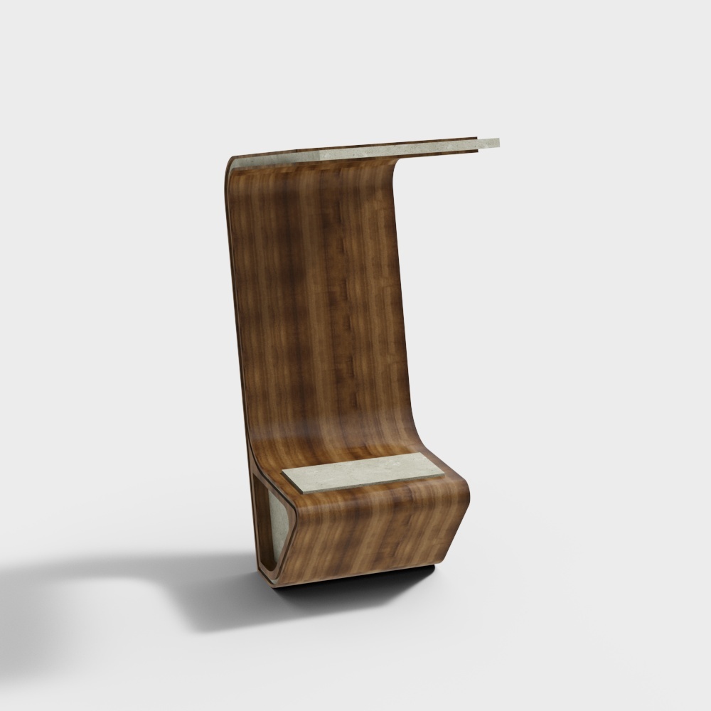 Hyde Bar table stainless steel legs