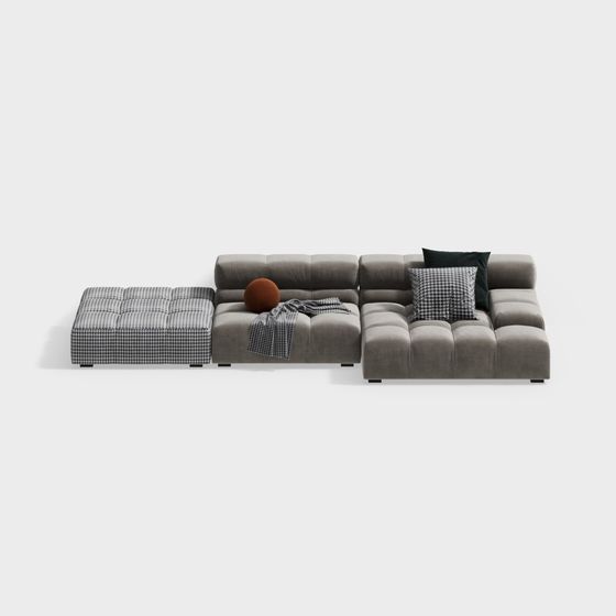Sofa vải hiện đại cho nhiều người B&B ItaliBa