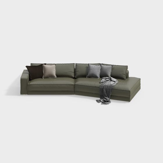 Urban Comfort 3D model Sofa for Home Designs