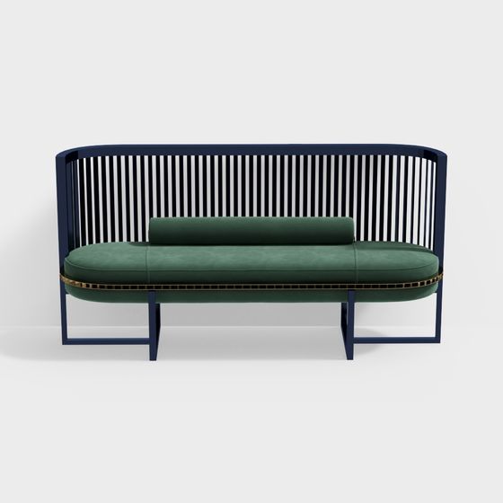 Urban Oasis Sofa 3D model for Modern Interiors