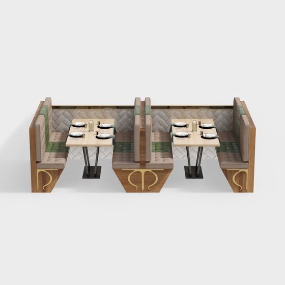 Luxury Booth Seating,Seats & Sofas,Brown