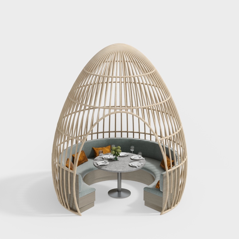 gian hàng chỗ ngồi