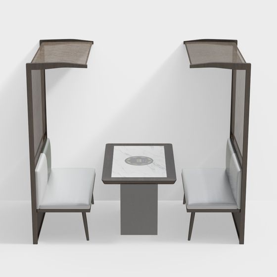 City Corner Coffee Table 3D model for Modern Spaces