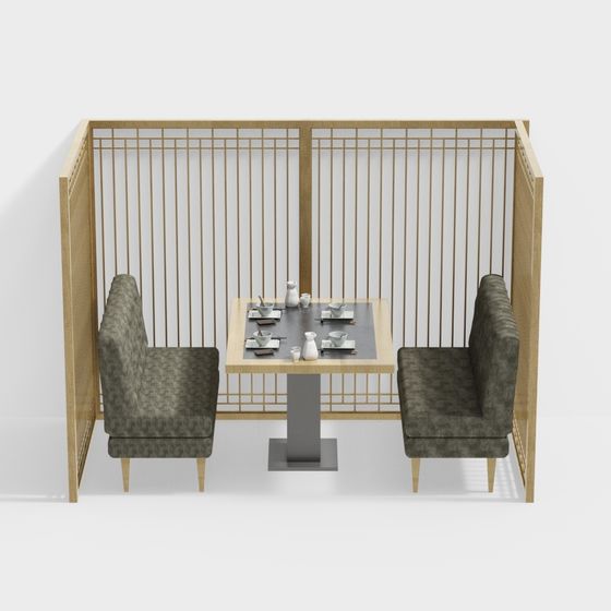 Minimalist Japanese Tea Room 3D model