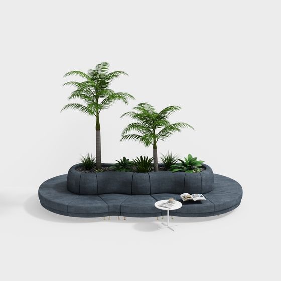 Tropical Leisure Area 3D model
