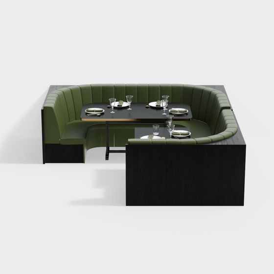 Modern Seats & Sofas,Booth Seating,Black